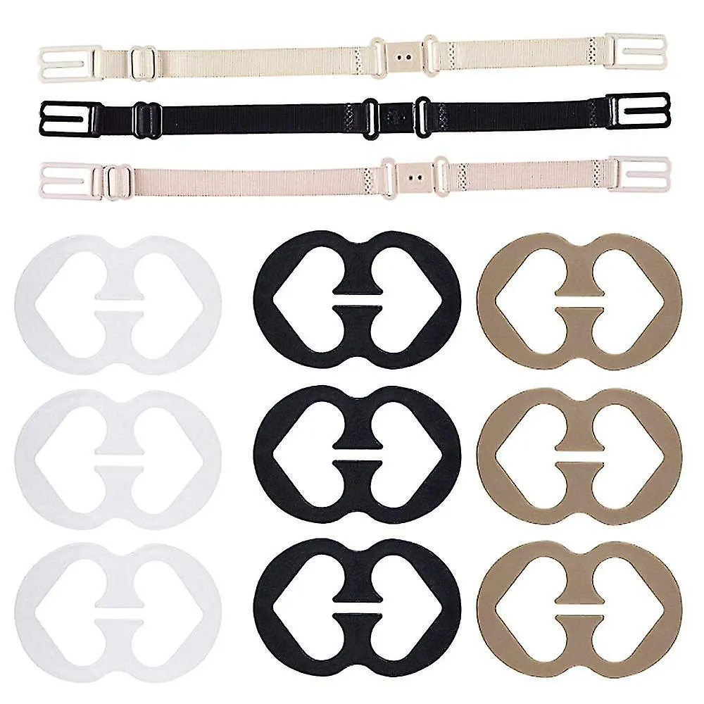 3 PACK SOPORTE DE CORREA ELáSTICA PARA MUJER ANTIDESLIZANTE  MANTENGA SUS CORREAS DE SUJETADOR EN SU LUGAR