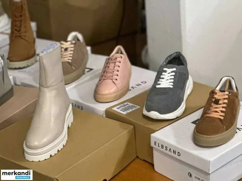 6,50€ por par, mezcla de zapatos de marca europea, mezcla de diferentes modelos y tallas para mujer y hombre, cartón mixto, merc