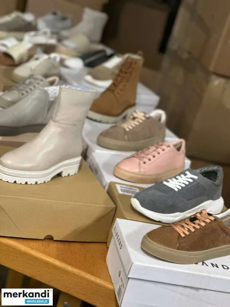 6,50€ por par, mezcla de zapatos de marca europea, mezcla de diferentes modelos y tallas para mujer y hombre, cartón mixto, merc