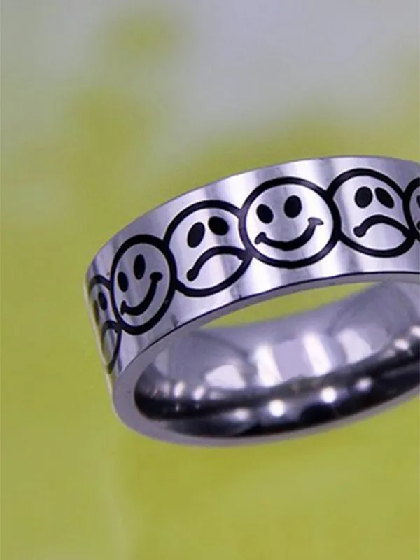 Anillo con motivo de emoji
