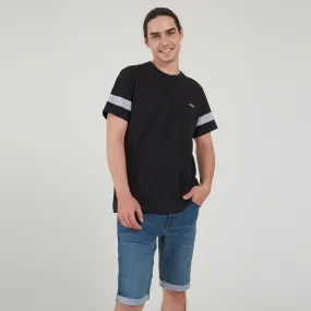 Bermuda En Denim Con Desgastes