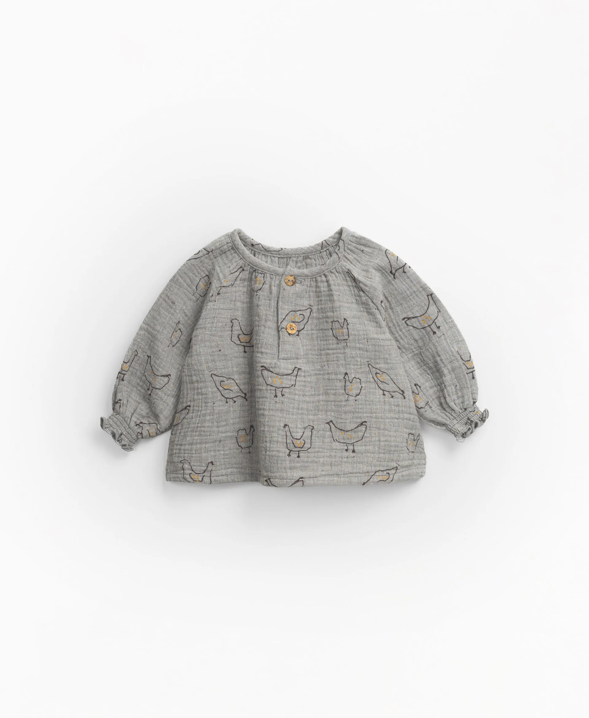 Blusa con estampado de gallinas | Mother Lúcia