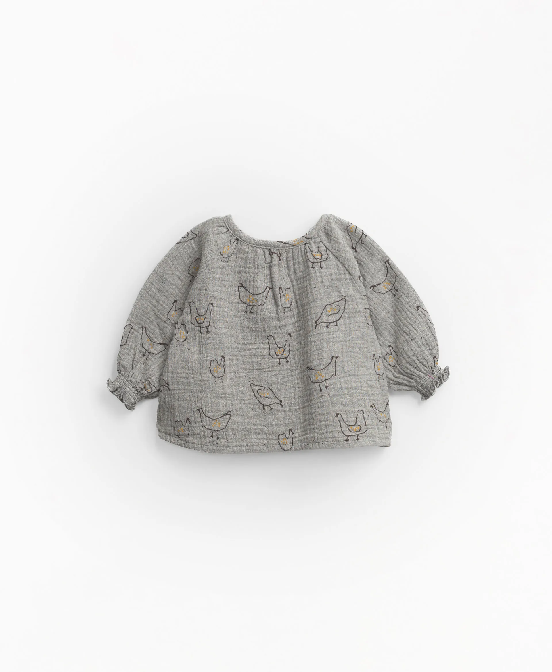 Blusa con estampado de gallinas | Mother Lúcia