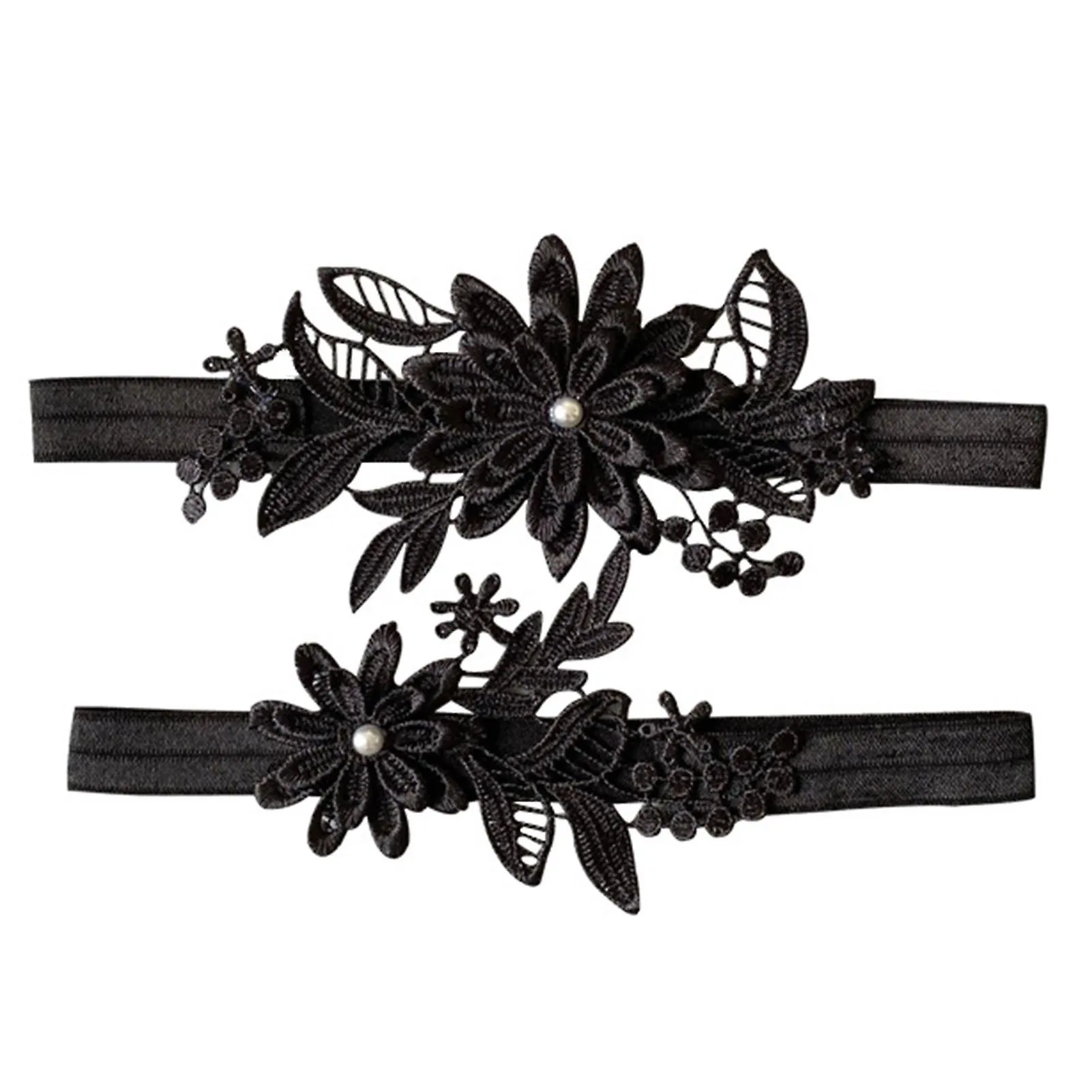 Boda Bridal Garter Floral Elástico Cinturón Anillo Juego de Pierna Regalo Para Novia