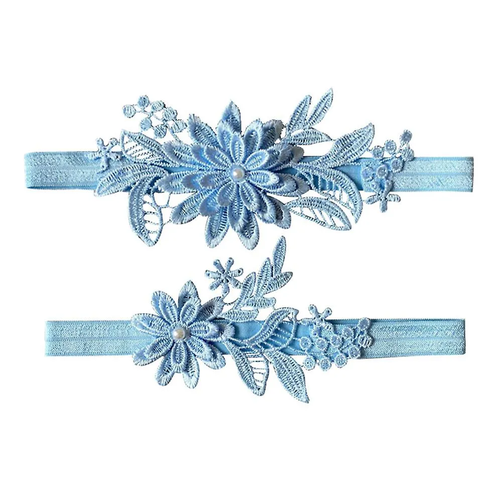 Boda Bridal Garter Floral Elástico Cinturón Anillo Juego de Pierna Regalo Para Novia