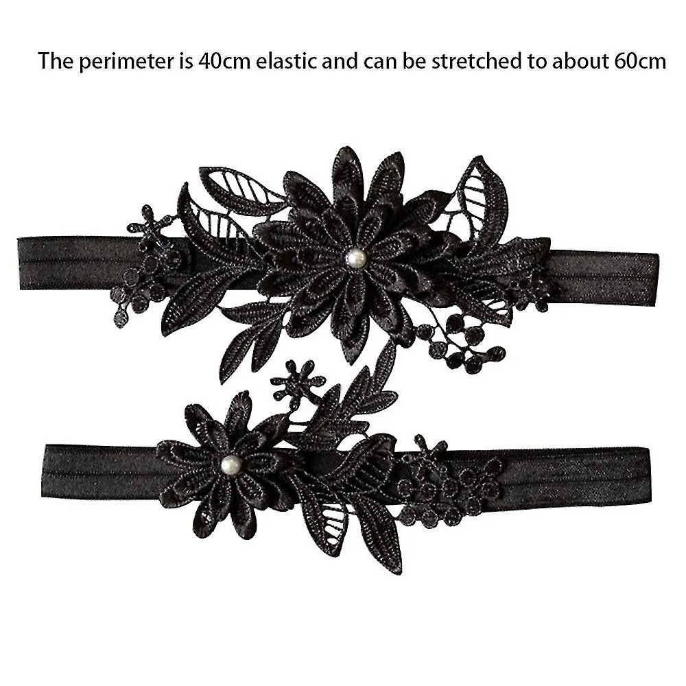 Boda Bridal Garter Floral Elástico Cinturón Anillo Juego de Pierna Regalo Para Novia