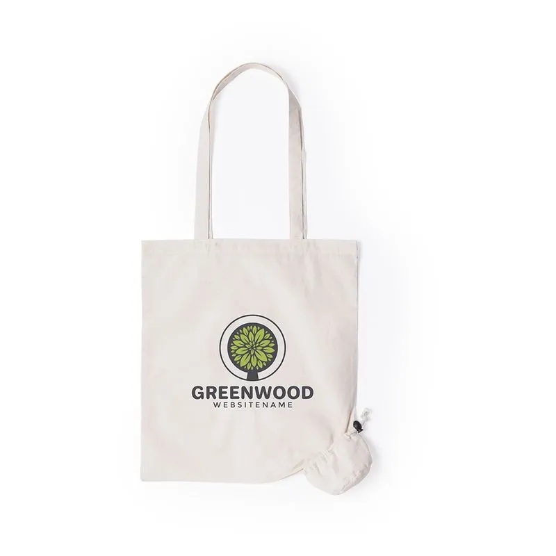 Bolsa plegable algodón personalizada Helakel
