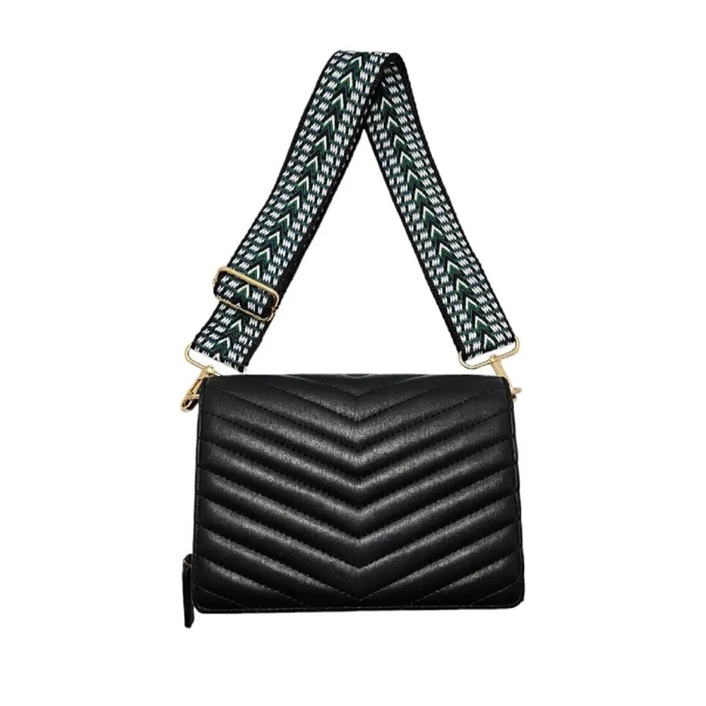 Bolso Bandolera Negro para Mujer Ideal para el día a día