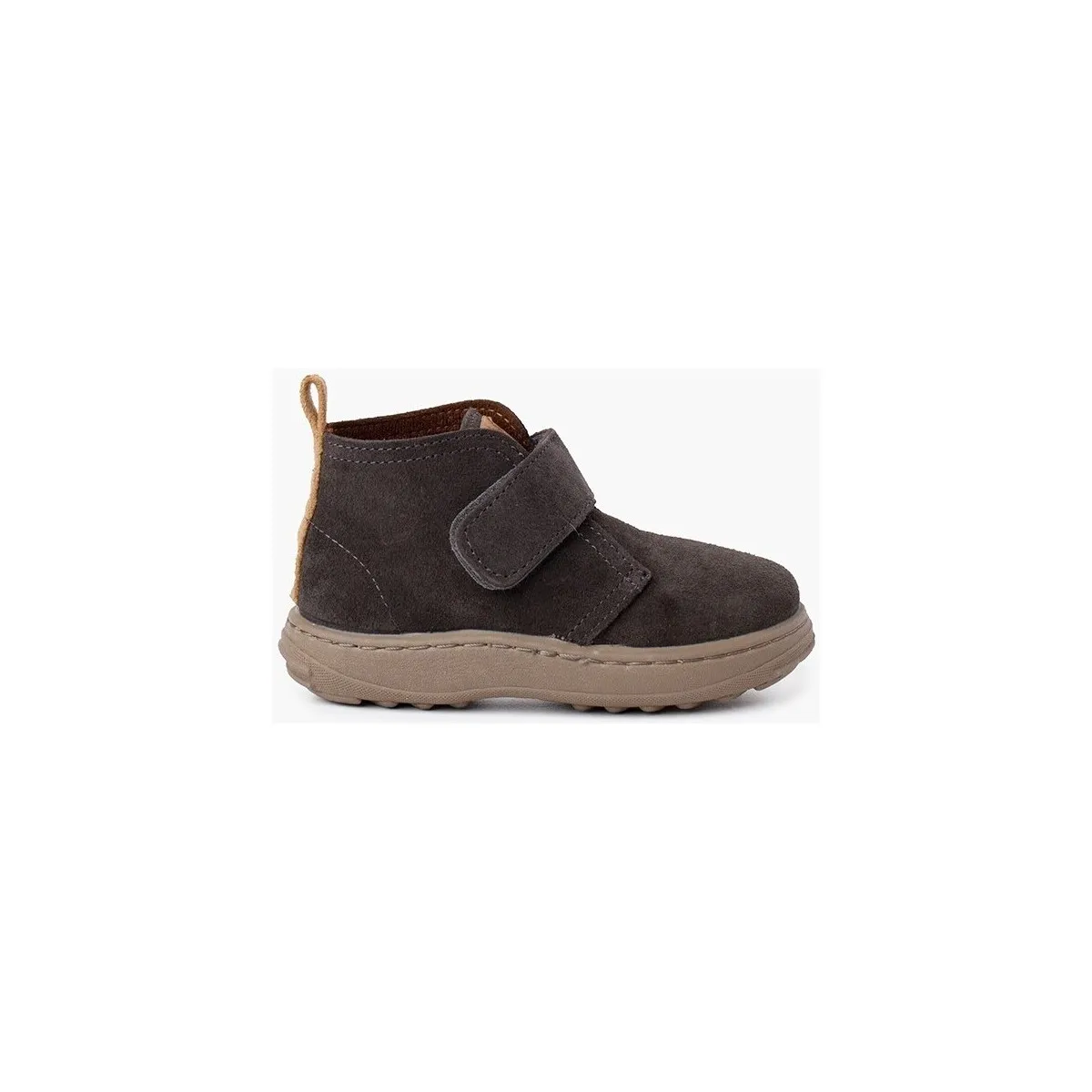 botas serraje niños suela sport tira adherente