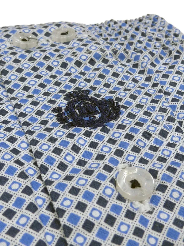 Boxer Guasch de tela estampado con rombos
