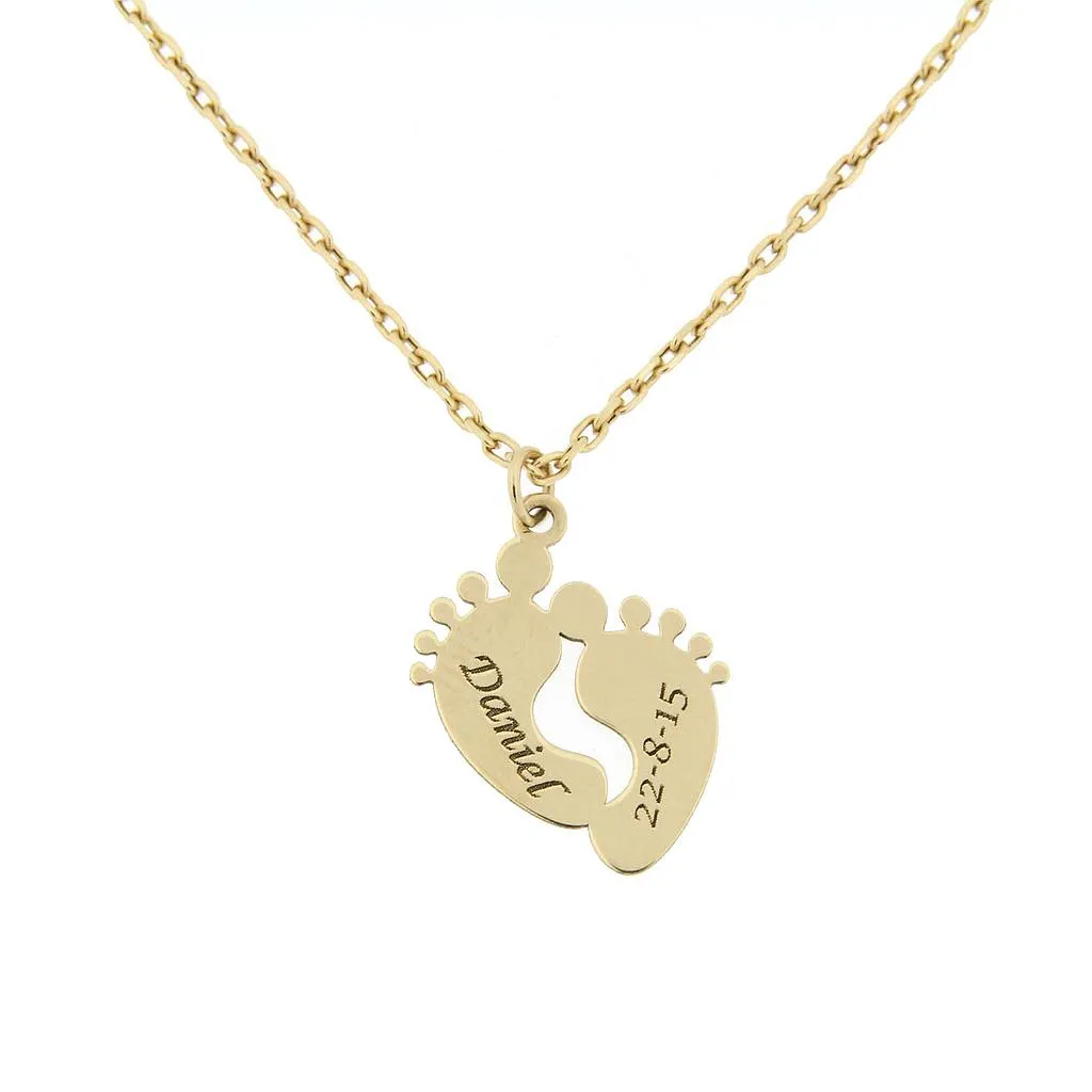 Cadena + Colgante Oro Personalizado