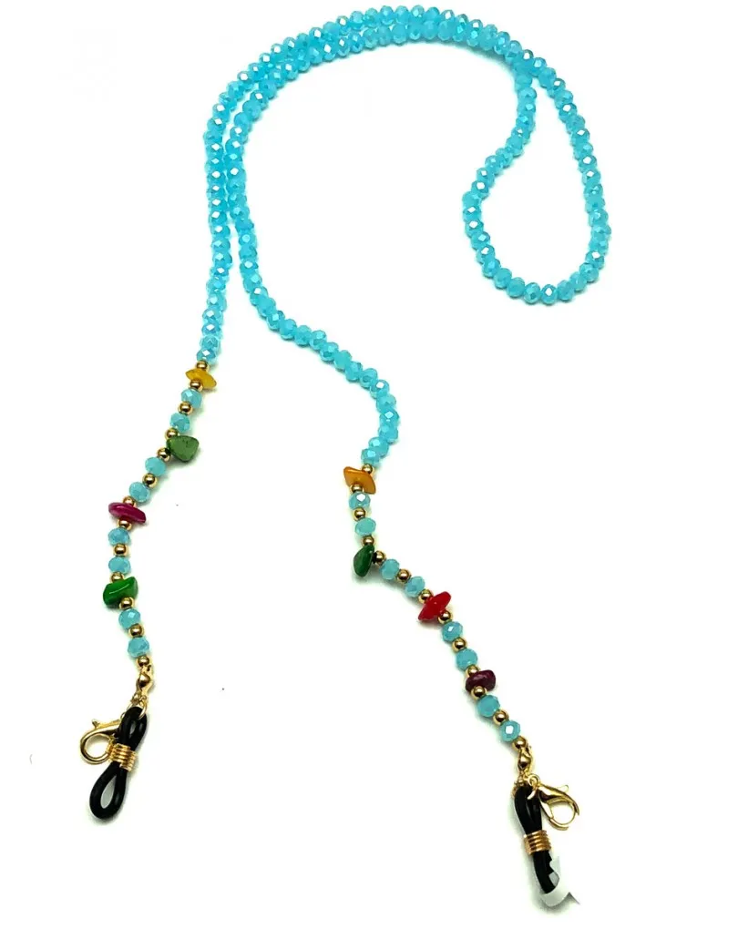 CADENAS DE MASCARILLAS O PARA LAS GAFAS EN COLOR AZUL