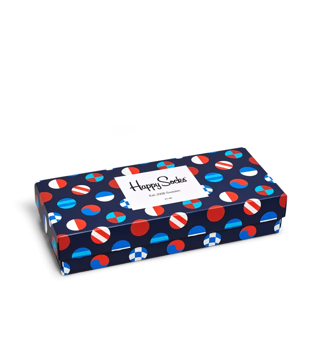 Caja de Regalo 4 Calcetines Navy