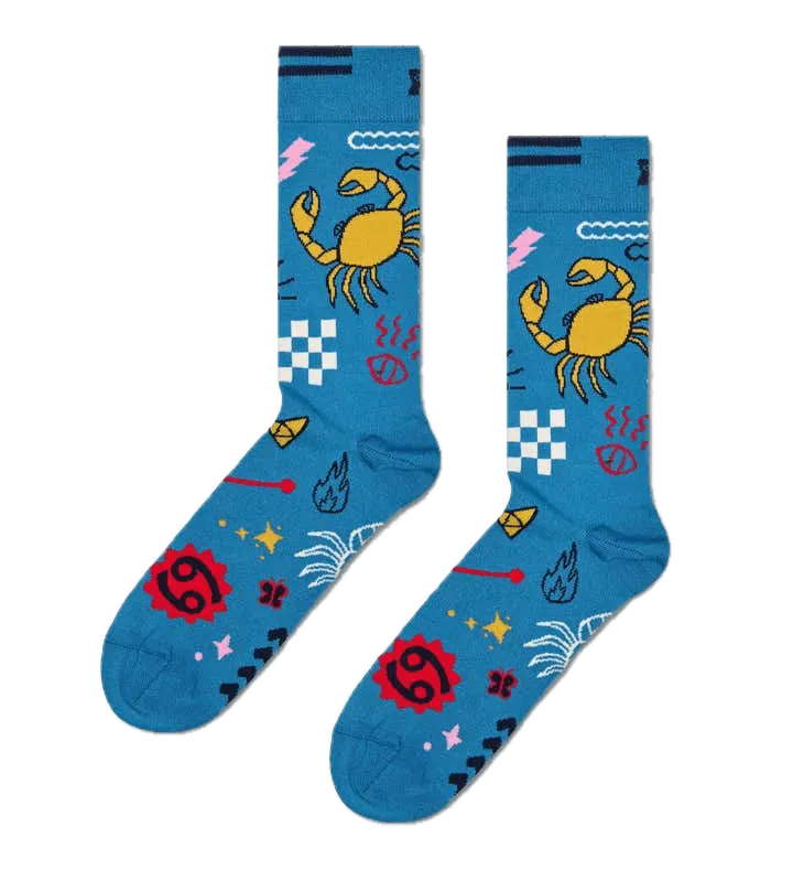 Calcetines Happy Socks Signo del Zodiaco Cáncer