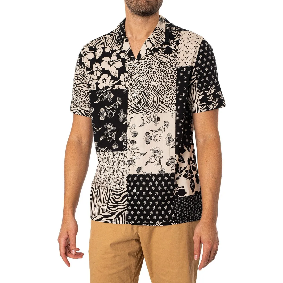 Camisa De Manga Corta Con Estampado Osaka