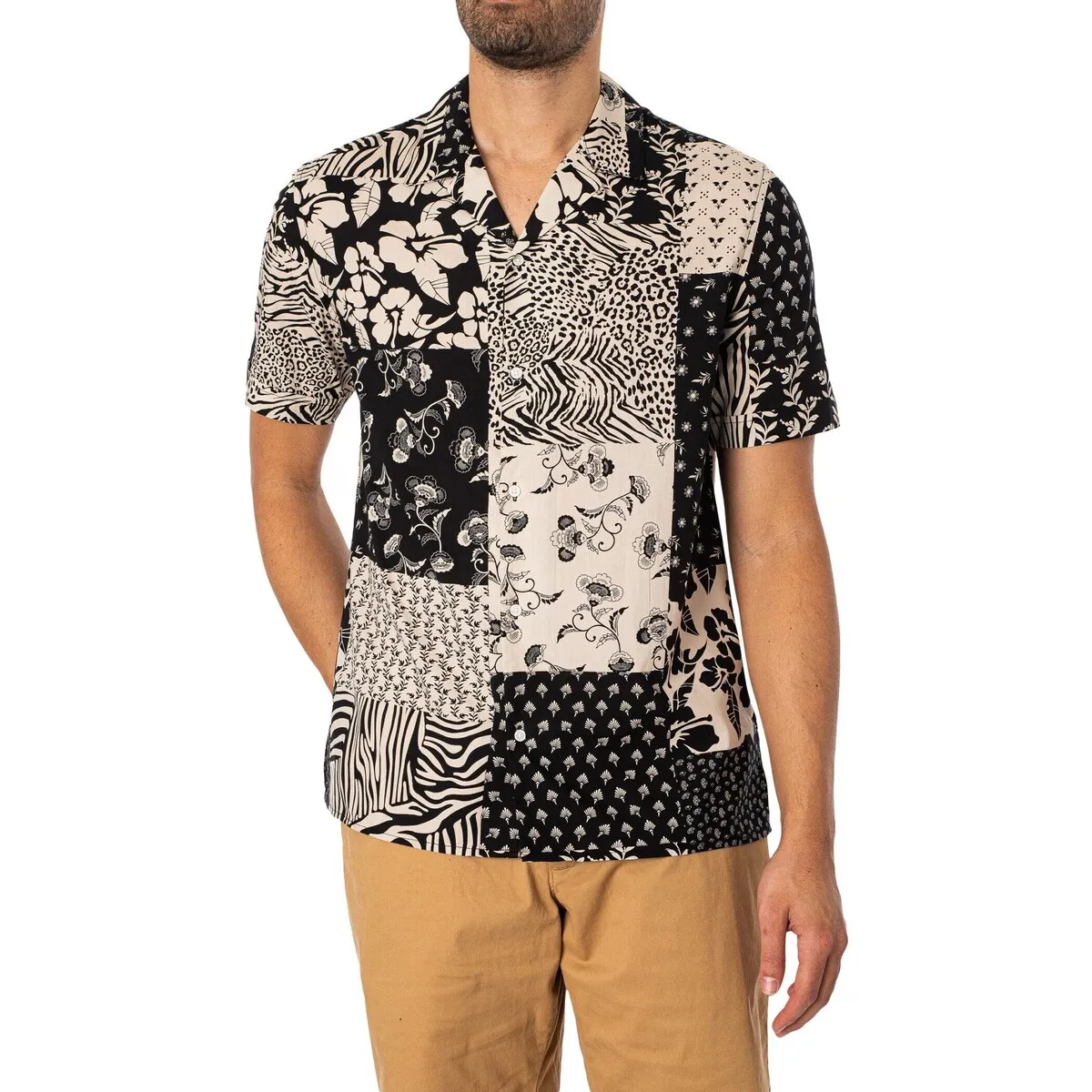 Camisa De Manga Corta Con Estampado Osaka