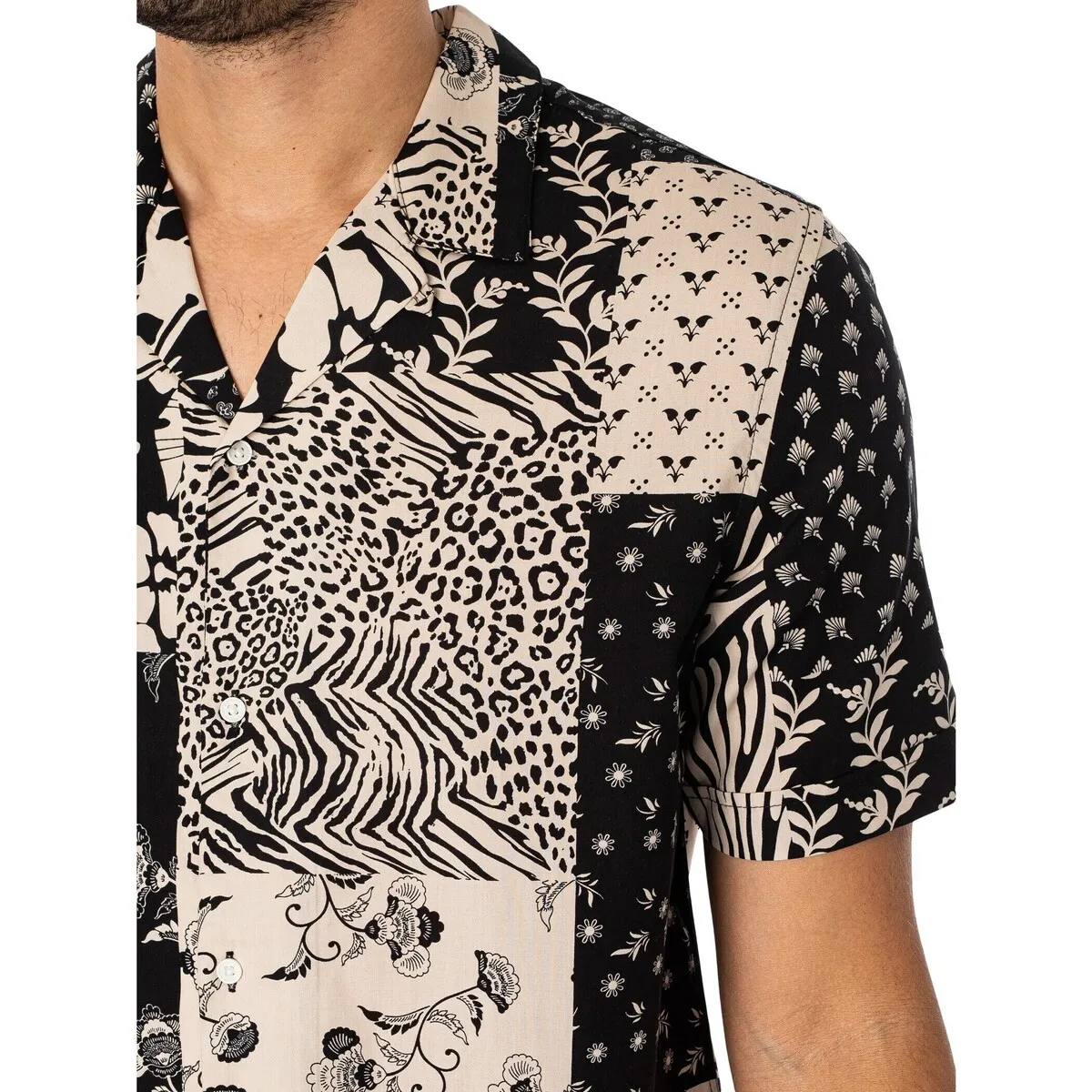 Camisa De Manga Corta Con Estampado Osaka