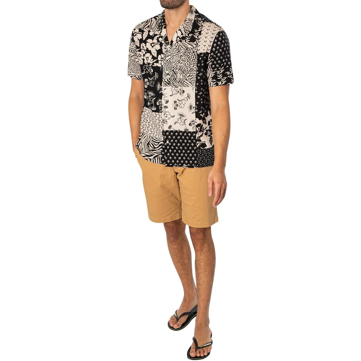 Camisa De Manga Corta Con Estampado Osaka