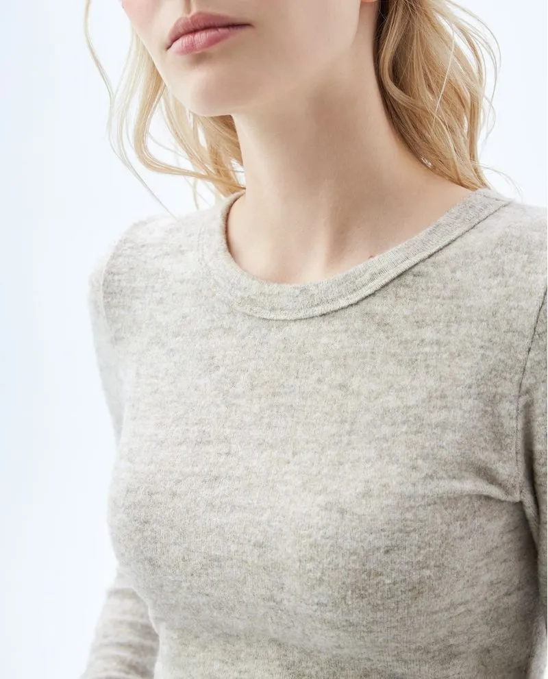 Camiseta con efecto jaspeado para mujer