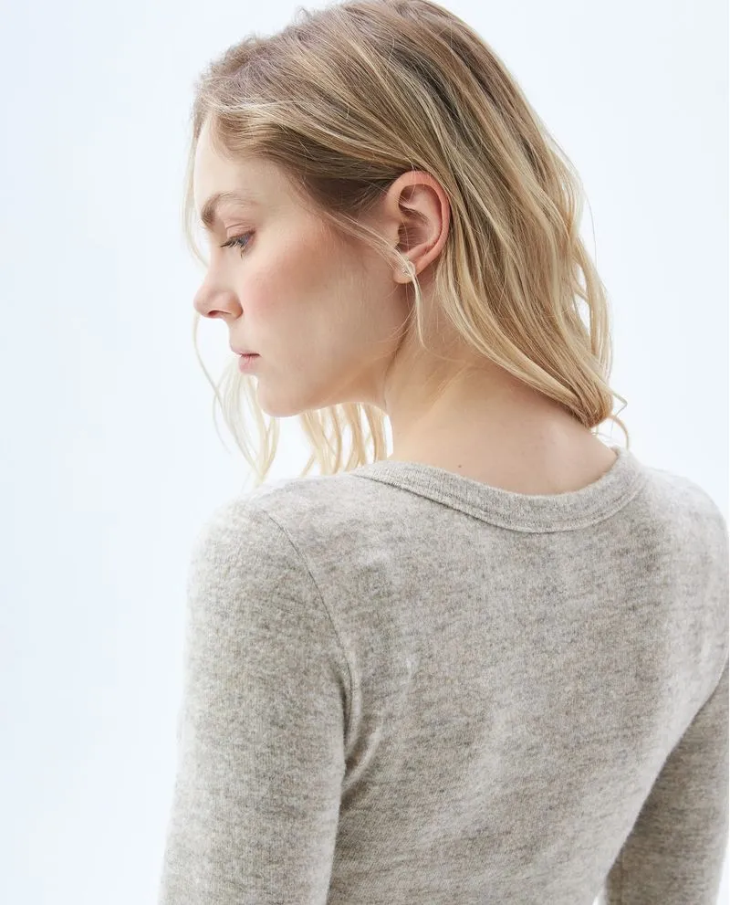 Camiseta con efecto jaspeado para mujer