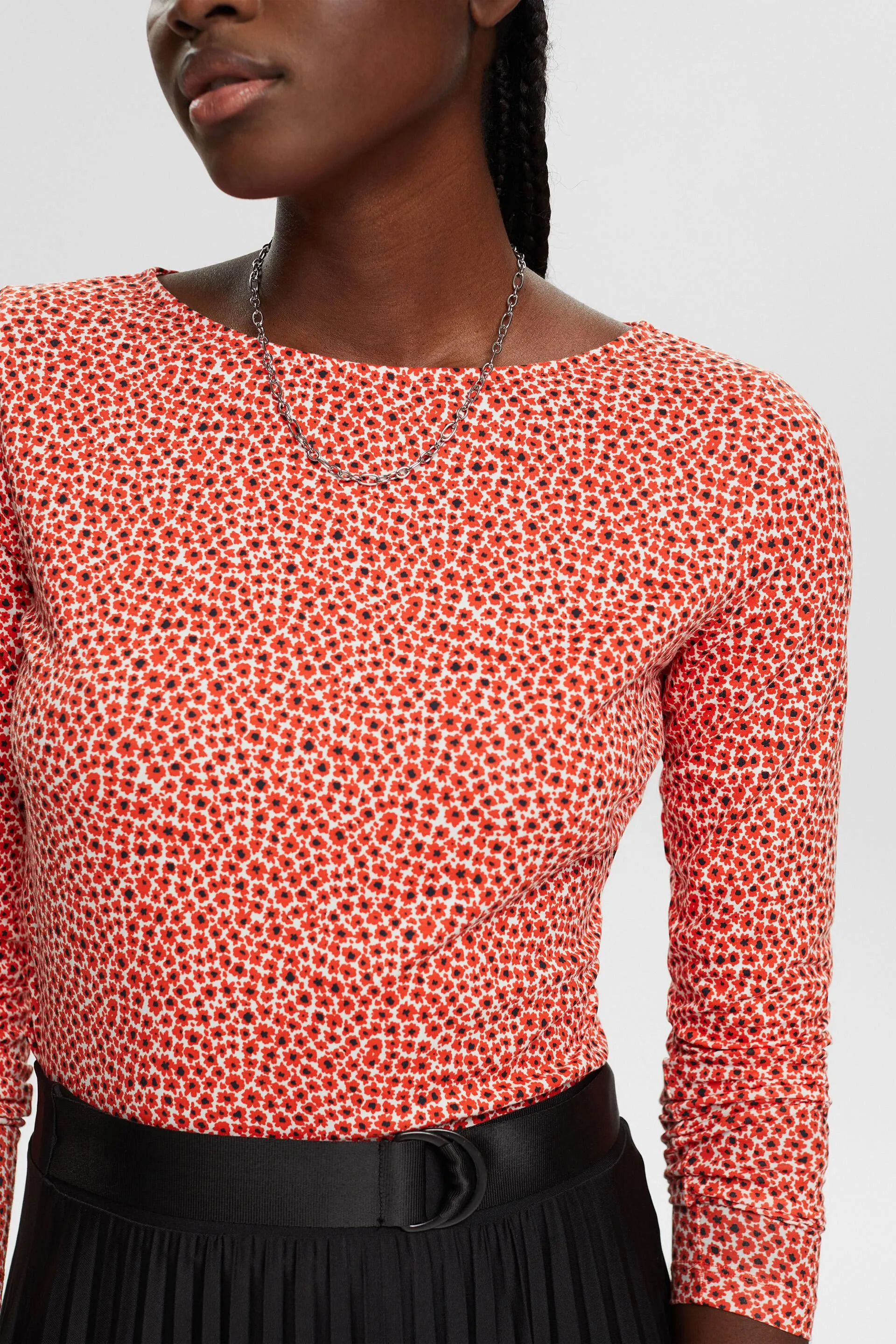 Camiseta de manga larga con estampado allover