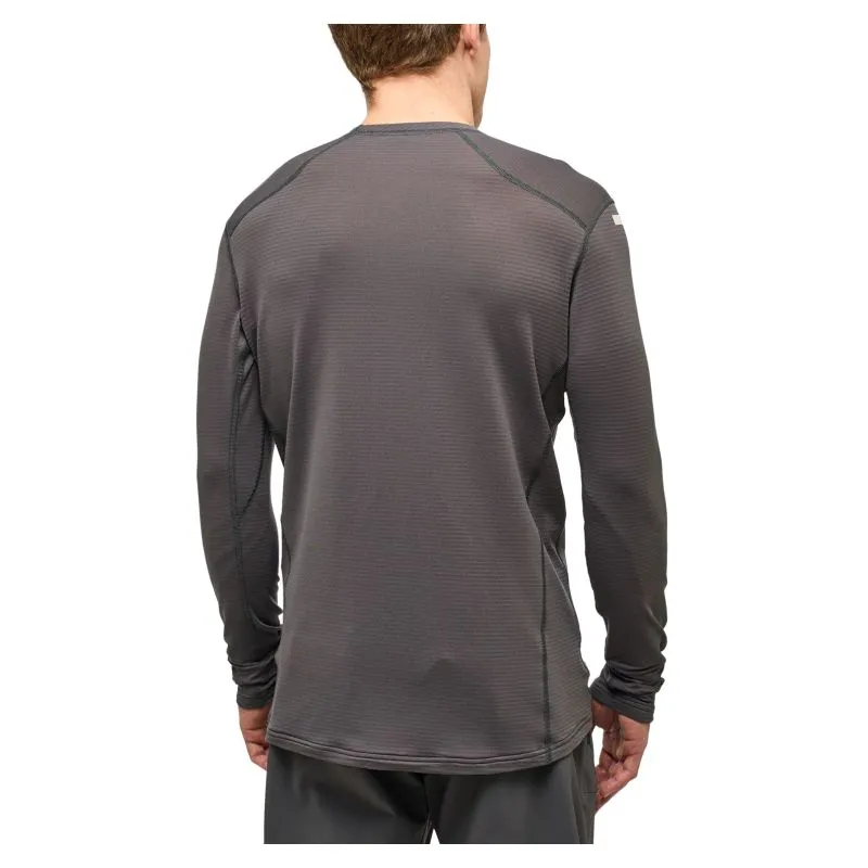 Camiseta de manga larga para hombre Haglöfs L.I.M Roundneck (magnetita)