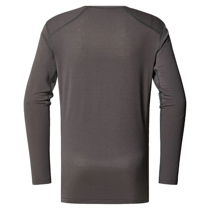 Camiseta de manga larga para hombre Haglöfs L.I.M Roundneck (magnetita)
