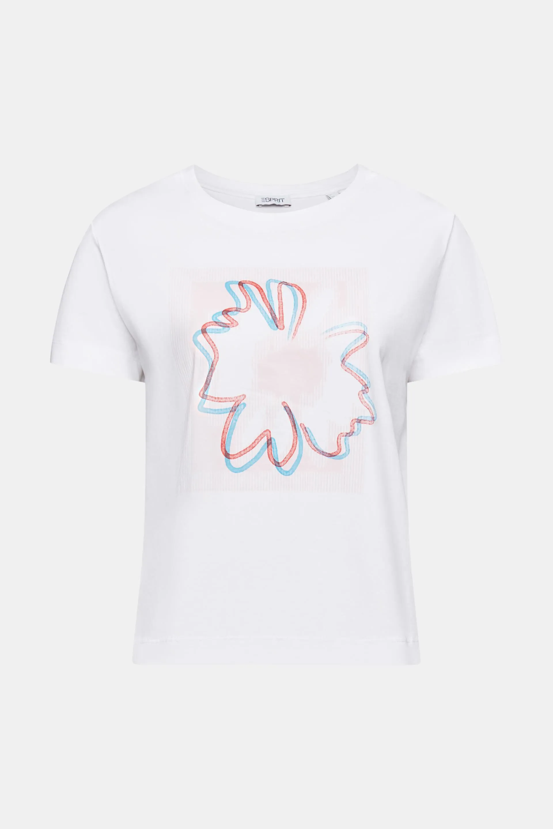 Camiseta de punto con estampado por delante