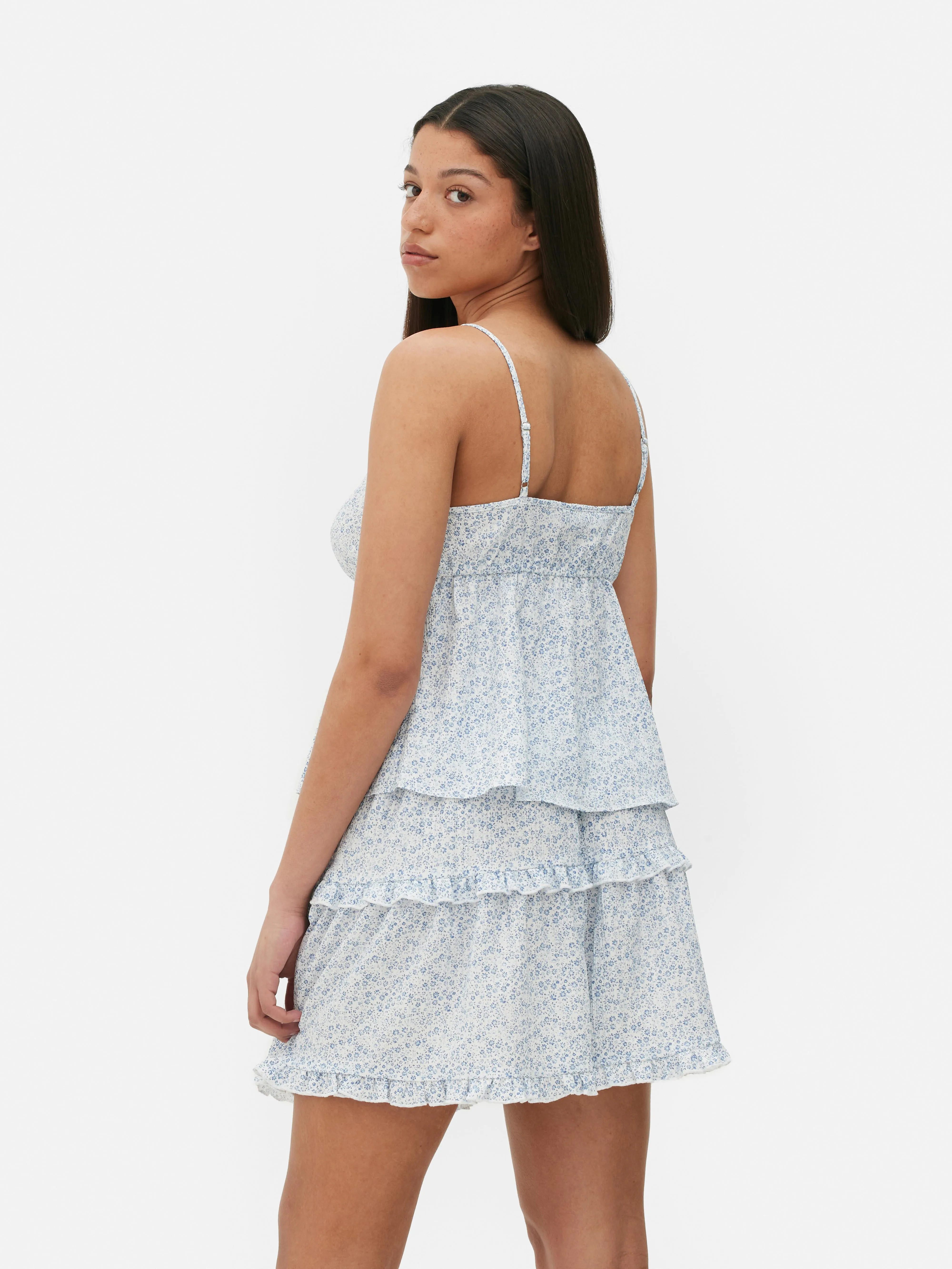 Camiseta de tirantes floral combinable