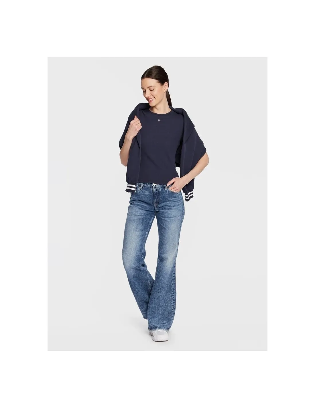 CAMISETA ESSENTIAL RIB DE TOMMY JEANS
