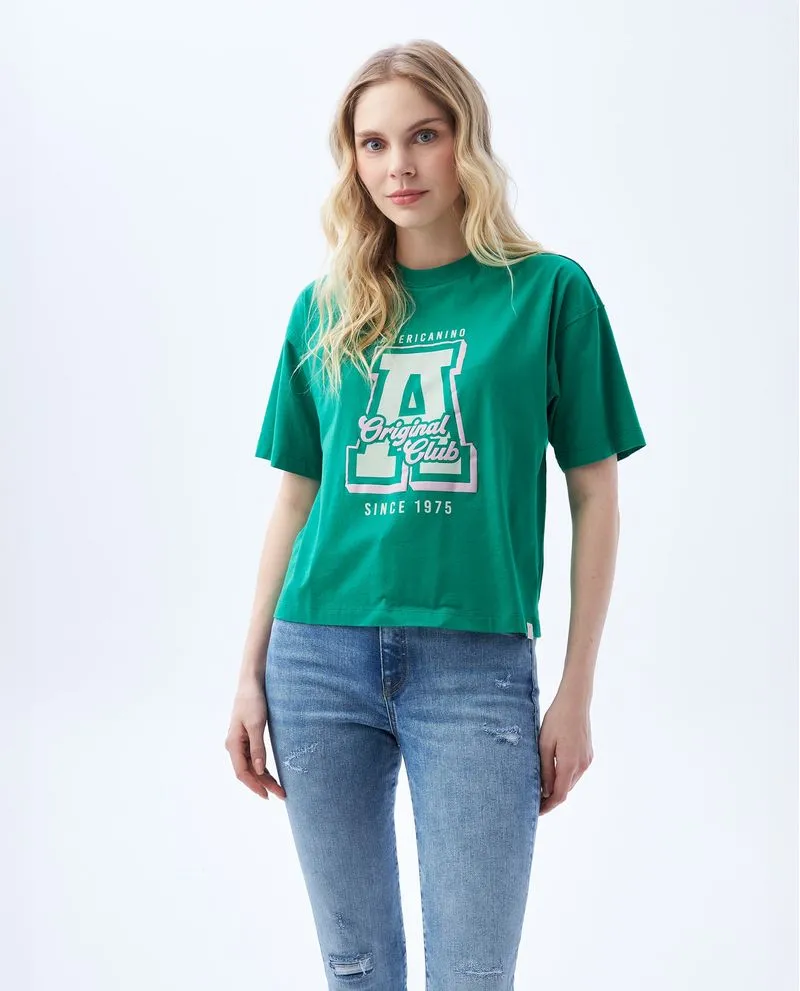 Camiseta estampada para mujer