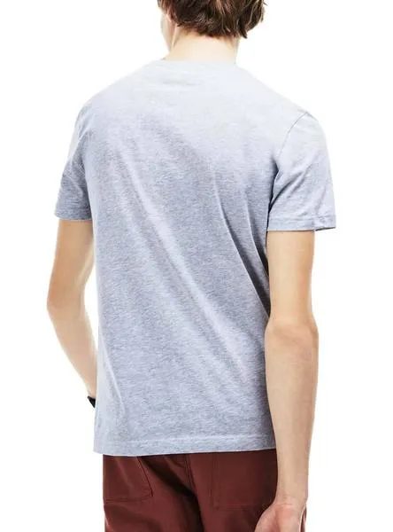 Camiseta Lacoste Circular Gris para Hombre