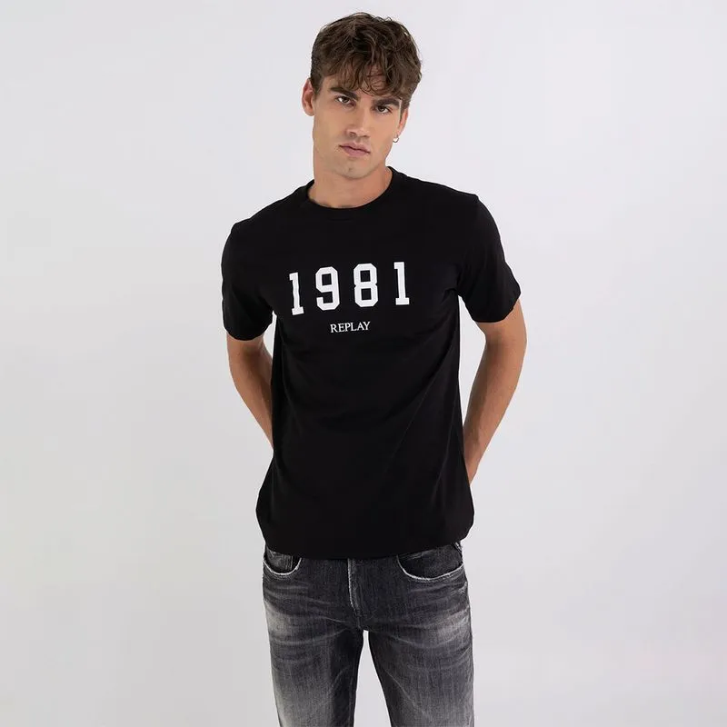 Camiseta Manga Corta Para Hombre Replay