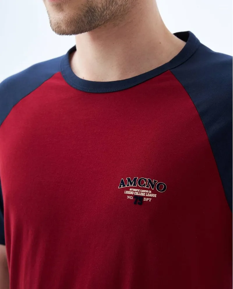Camiseta manga ranglan para hombre