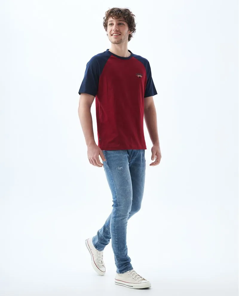 Camiseta manga ranglan para hombre