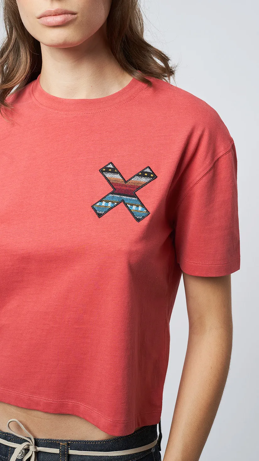 CAMISETA MUJER CLASSIC ROJA