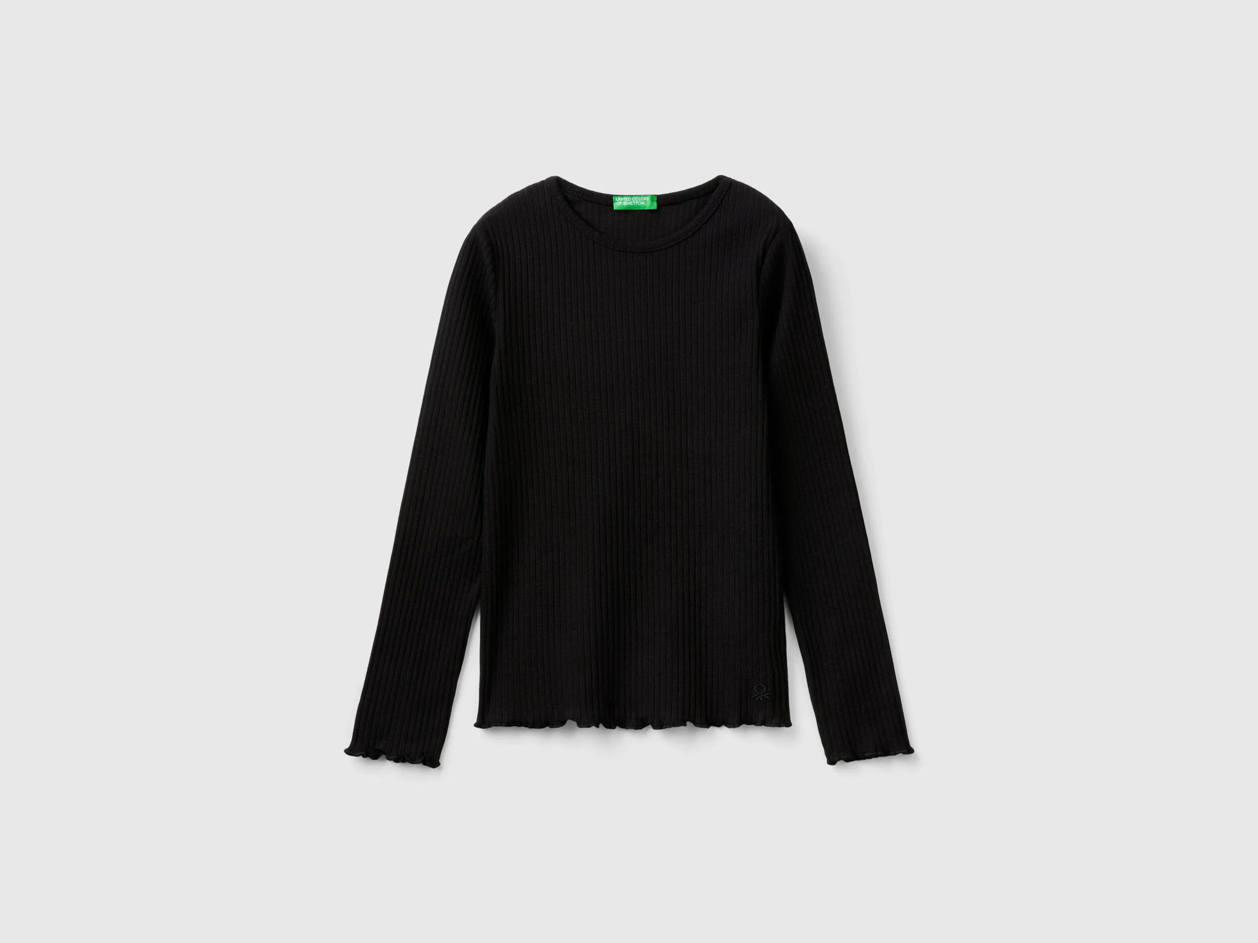 Camiseta slim fit en algodón elástico
