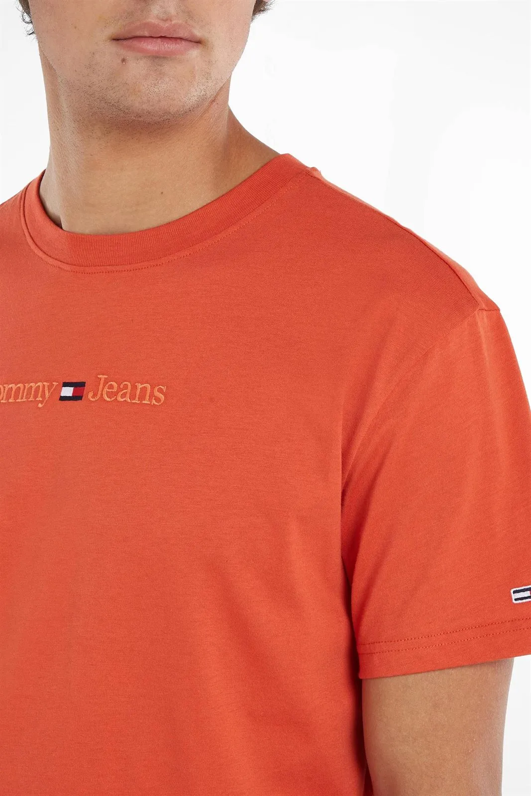 Camiseta TOMMY JEANS DM0DM16825 XM4 burnt vermillion