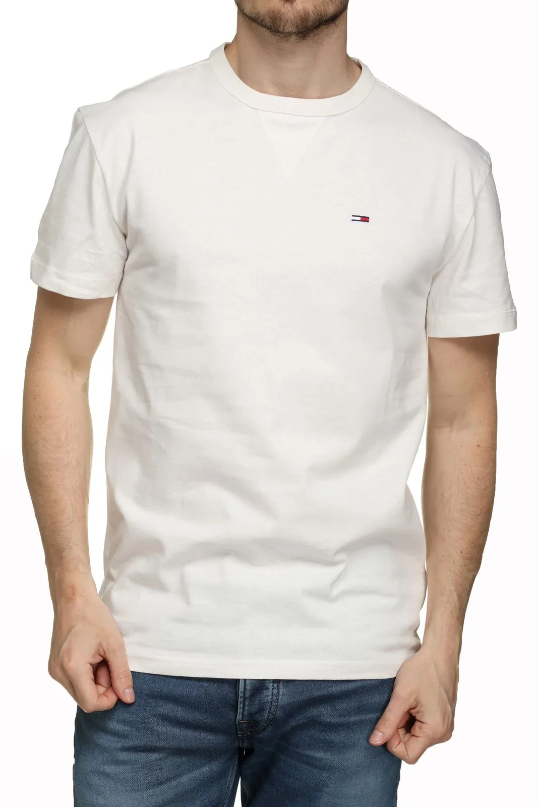 Camiseta TOMMY JEANS DM0DM16882 YBH ancient white