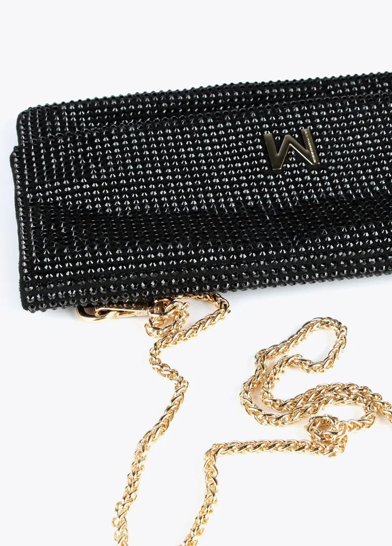 Cartera cristales Lola Casademunt negra