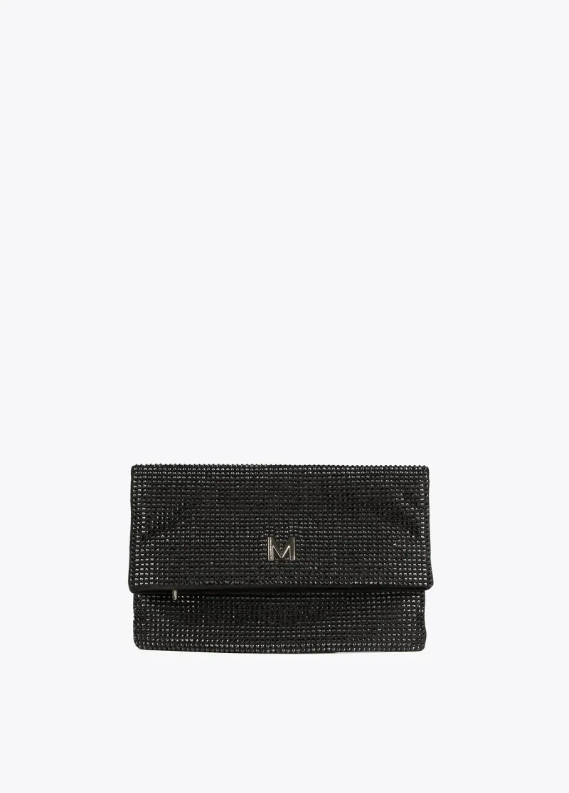 Cartera cristales Lola Casademunt negra