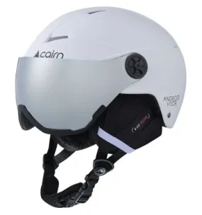 Casco de esquí con visera Cairn Android Visor (Mat White)