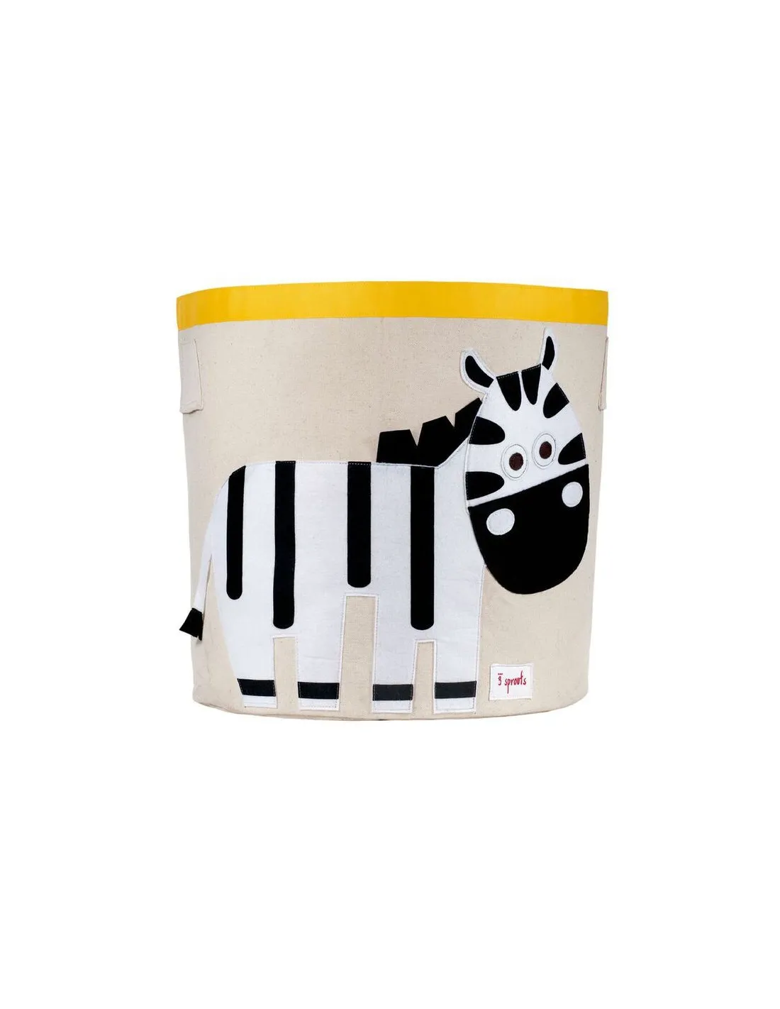 Cesta de juguetes cebra de 3 Sprouts