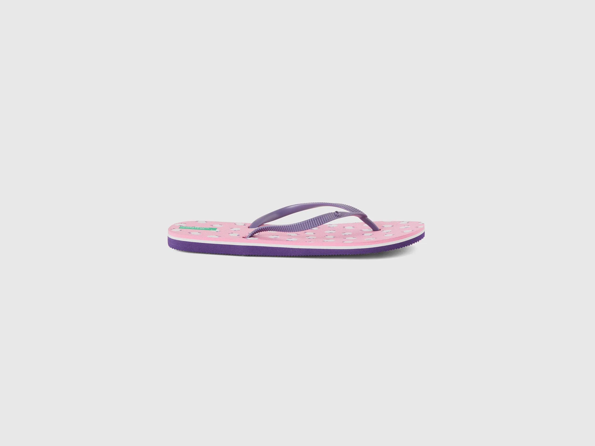 Chanclas con estampado de arándanos