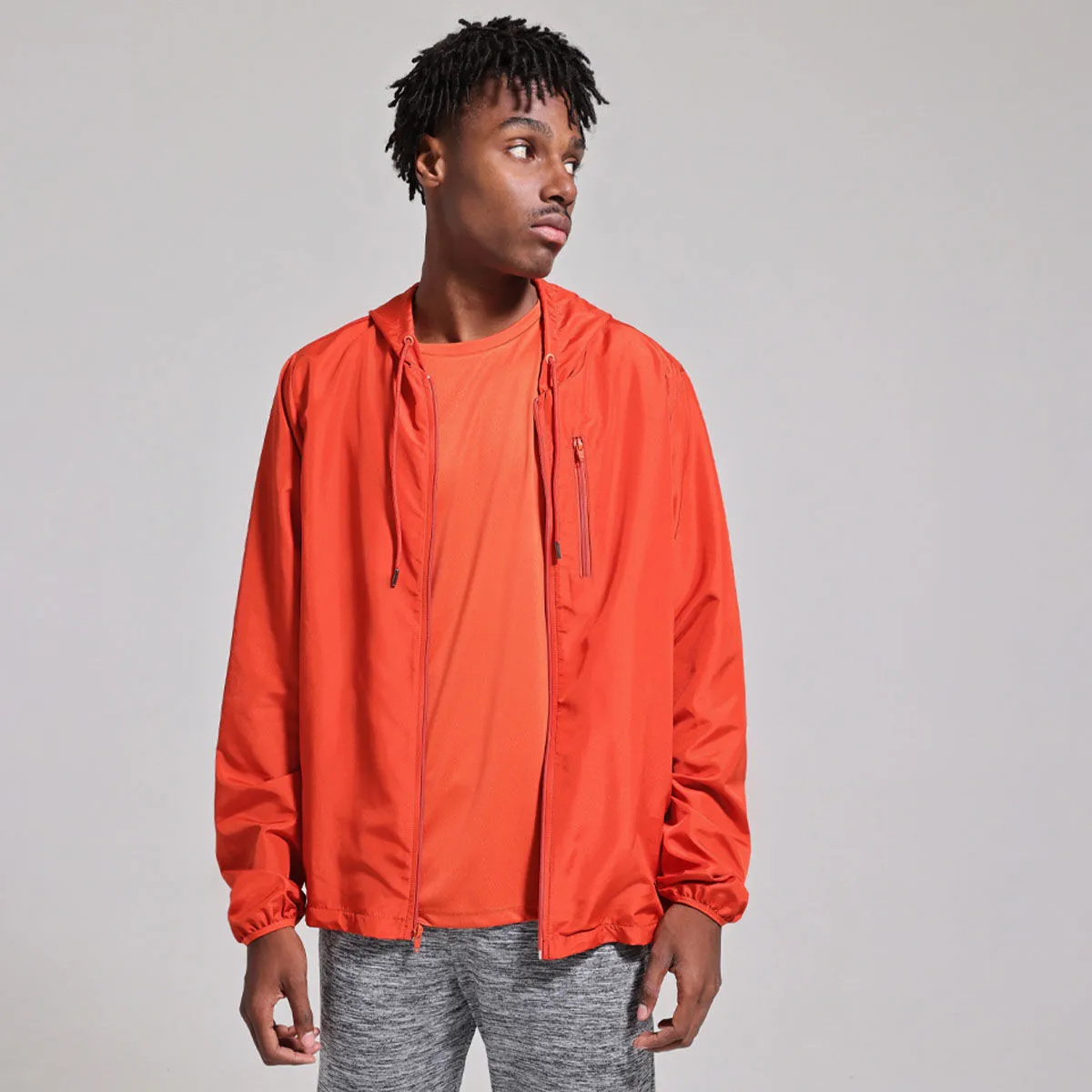 Chaqueta Deportiva Para Hombre Con Capota