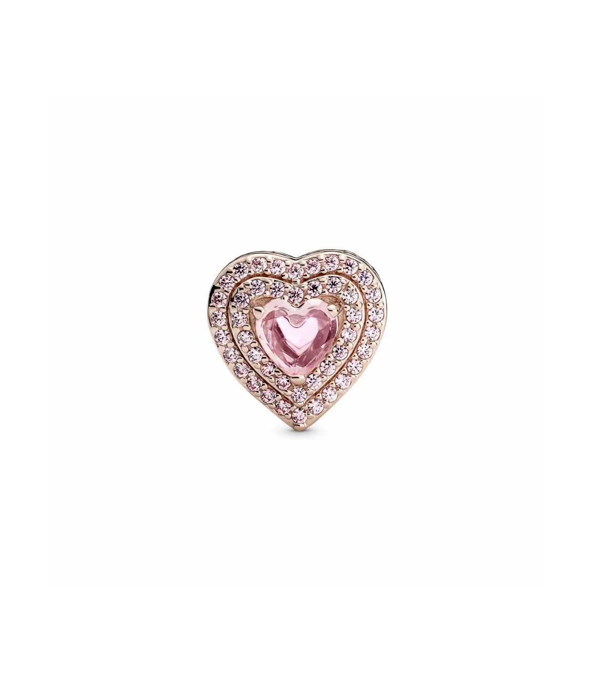 CHARM PANDORA ROSE CORAZóN NIVELADO BRILLANTE  789218C01