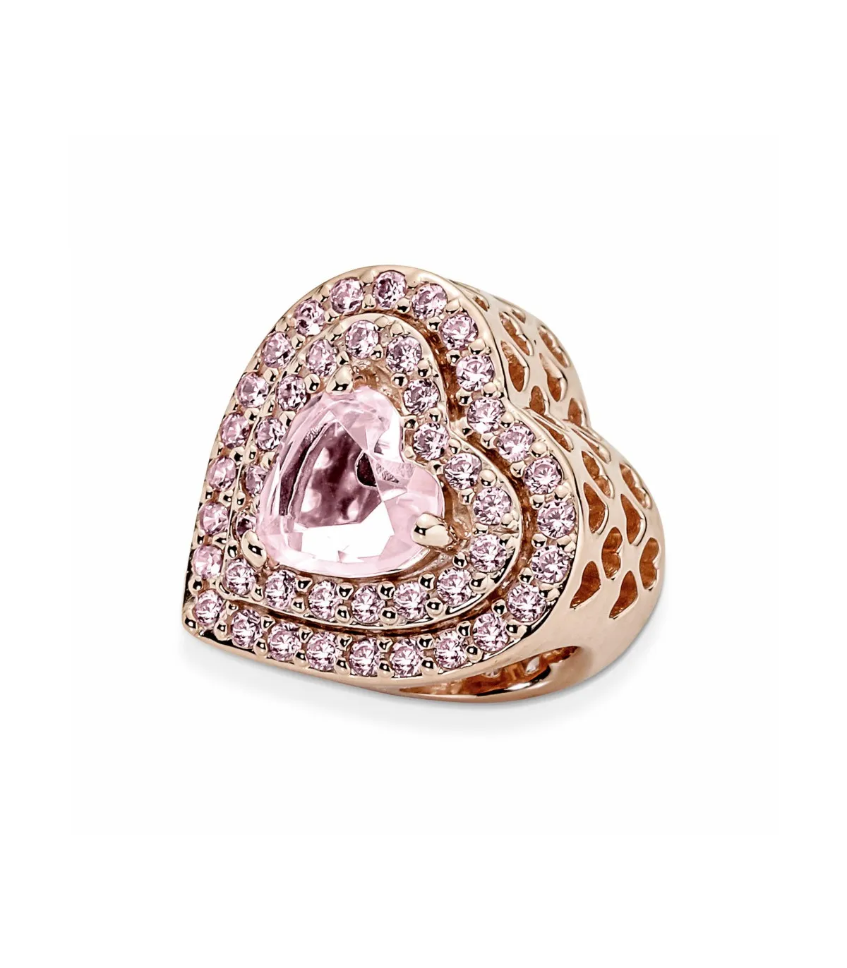 CHARM PANDORA ROSE CORAZóN NIVELADO BRILLANTE  789218C01