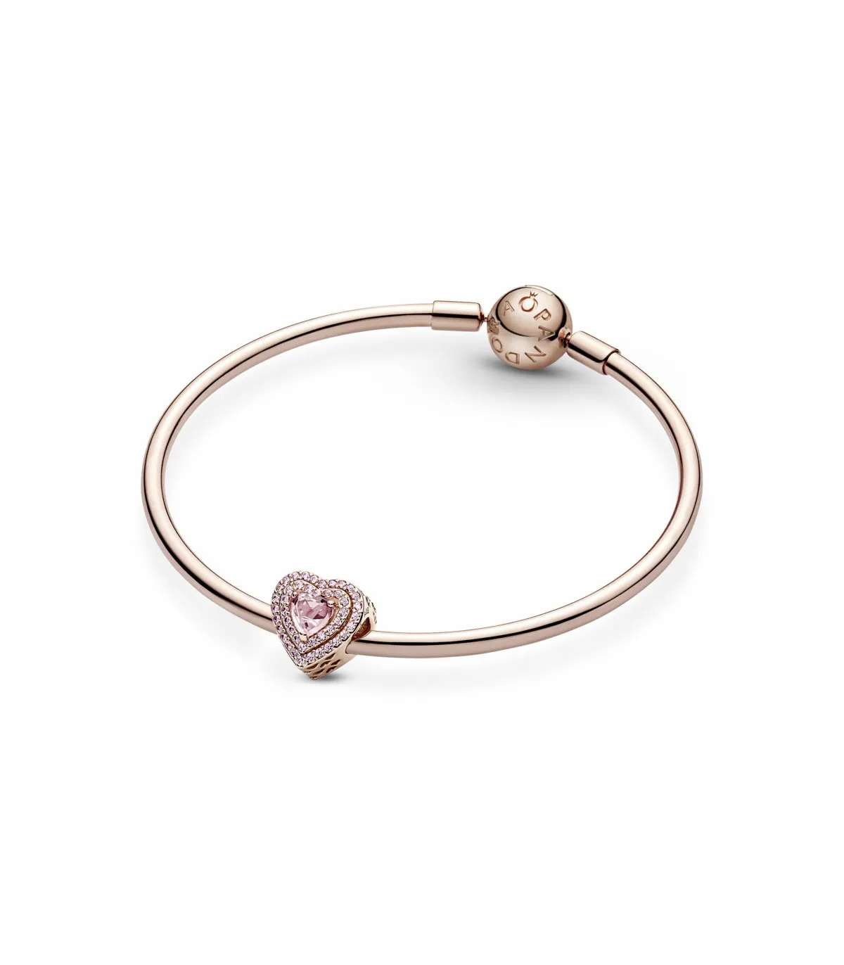 CHARM PANDORA ROSE CORAZóN NIVELADO BRILLANTE  789218C01