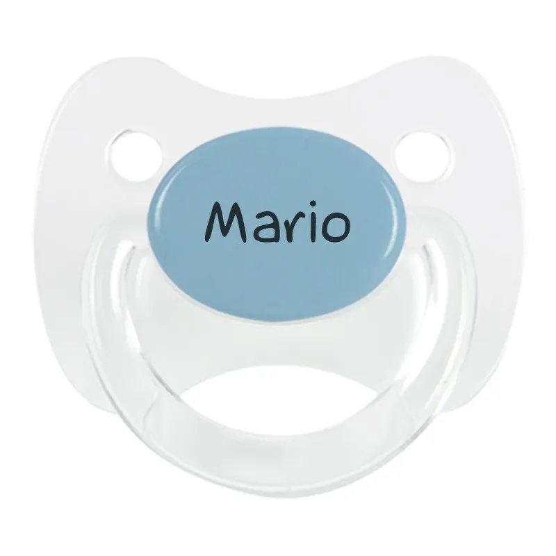 Chupete Personalizado con nombre transparente