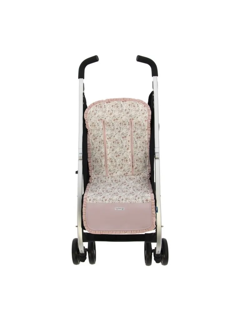 Colchoneta para silla ligera florecitas